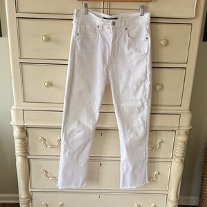 White Veronica Beard women’s Carly high rise jean